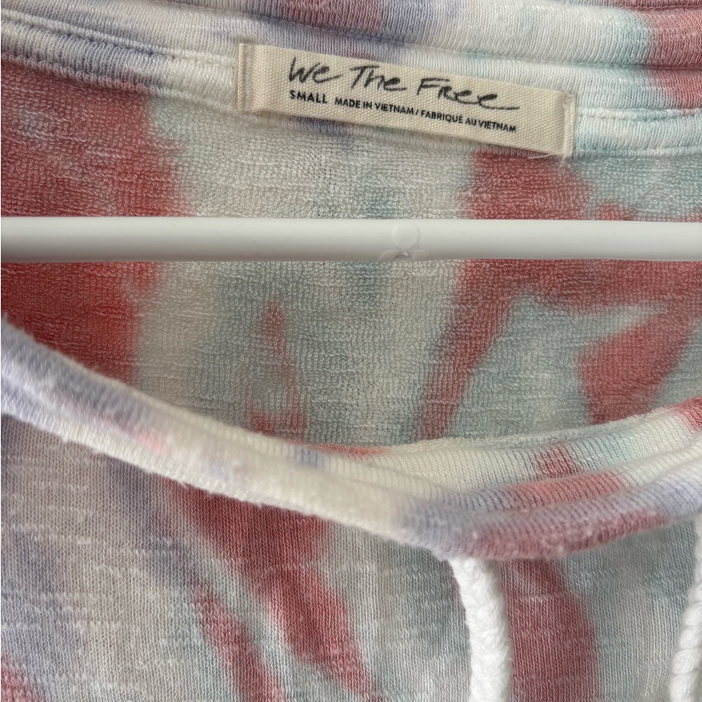 We The Free Colorful Tie-Dye Hoodie
